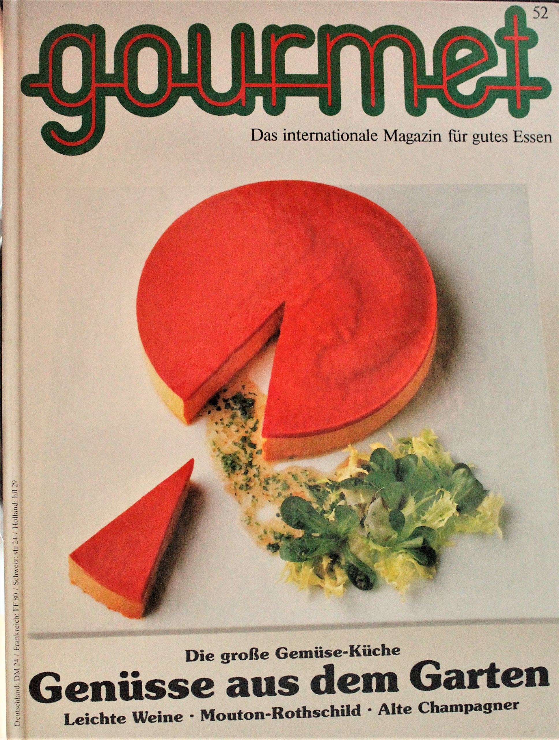 Gourmet / Das internationale Magazin für gutes Essen: Gourmet / Ohne Fisch und Fleisch: Das internationale Magazin für gutes Essen Leisure, Home & Garden