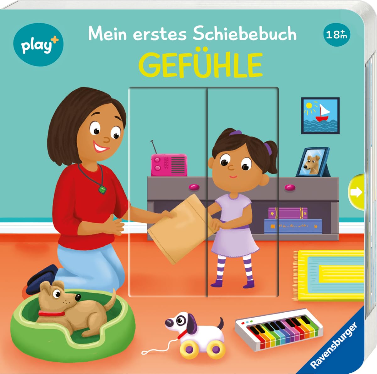 Product Image: Play+ Mein erstes Schiebebuch Gefühle - ab 18 Monate