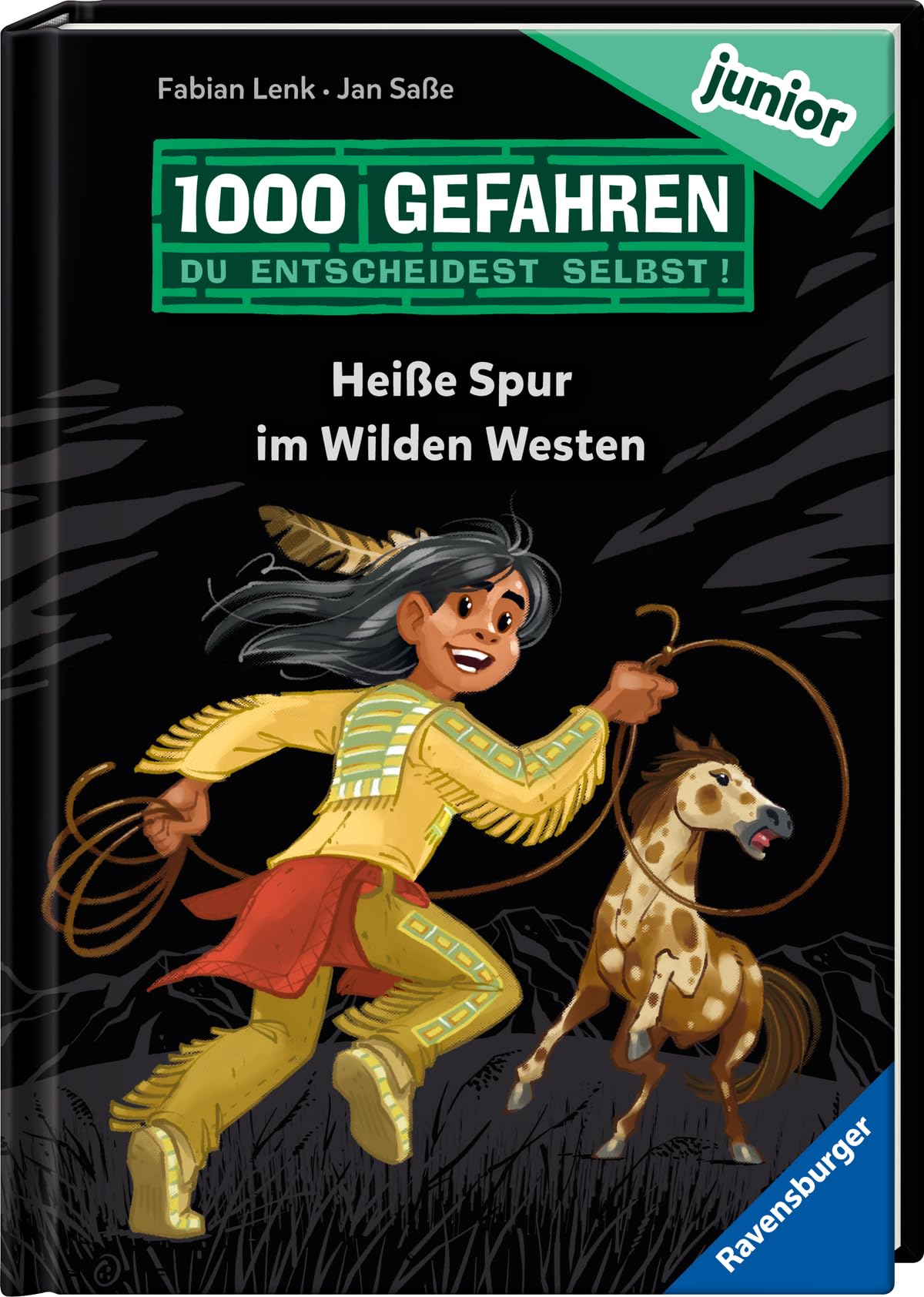 1000 Gefahren junior - Heiße Spur im Wilden Westen (Erstlesebuch mit "Entscheide selbst"-Prinzip für Kinder ab 7 Jahren) Novels & Short Stories