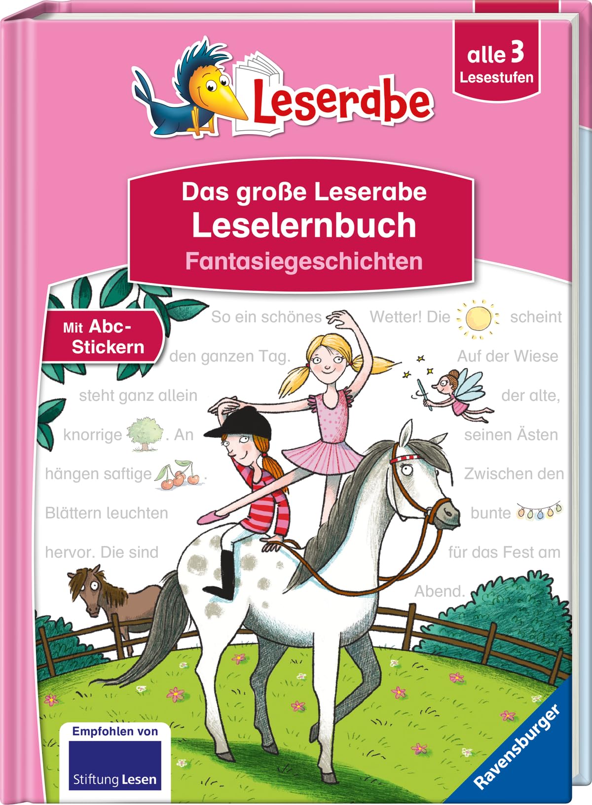 Das große Leserabe Leselernbuch: Fantasiegeschichten - Leserabe ab der 1. Klasse - Erstlesebuch für Kinder ab 5 Jahren: alle 3 Lesestufen (Leserabe - Sonderausgaben) Novels & Short Stories