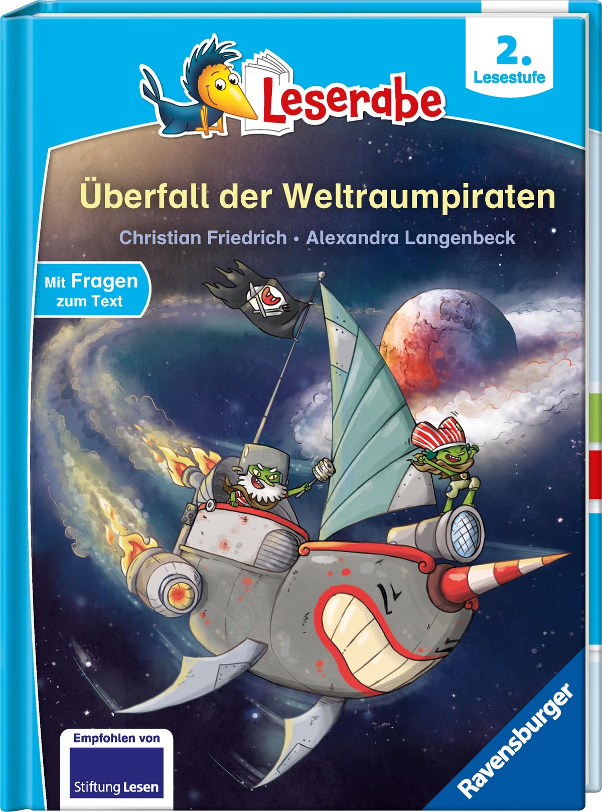 Leserabe 2. Lesestufe - Überfall der Weltraumpiraten Novels & Short Stories