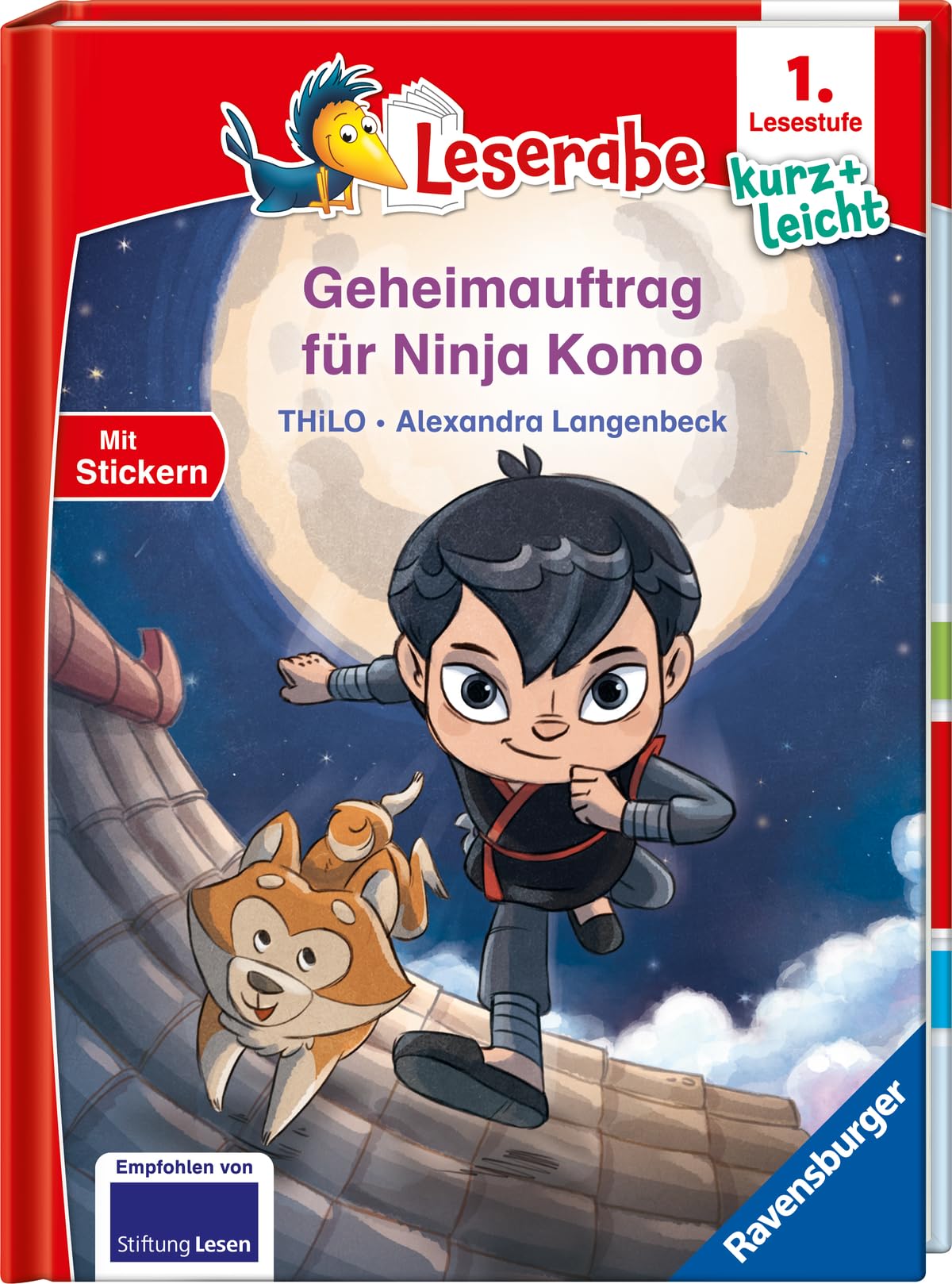 Leserabe 1. Lesestufe Kurz und leicht - Geheimauftrag für Ninja Komo Novels & Short Stories