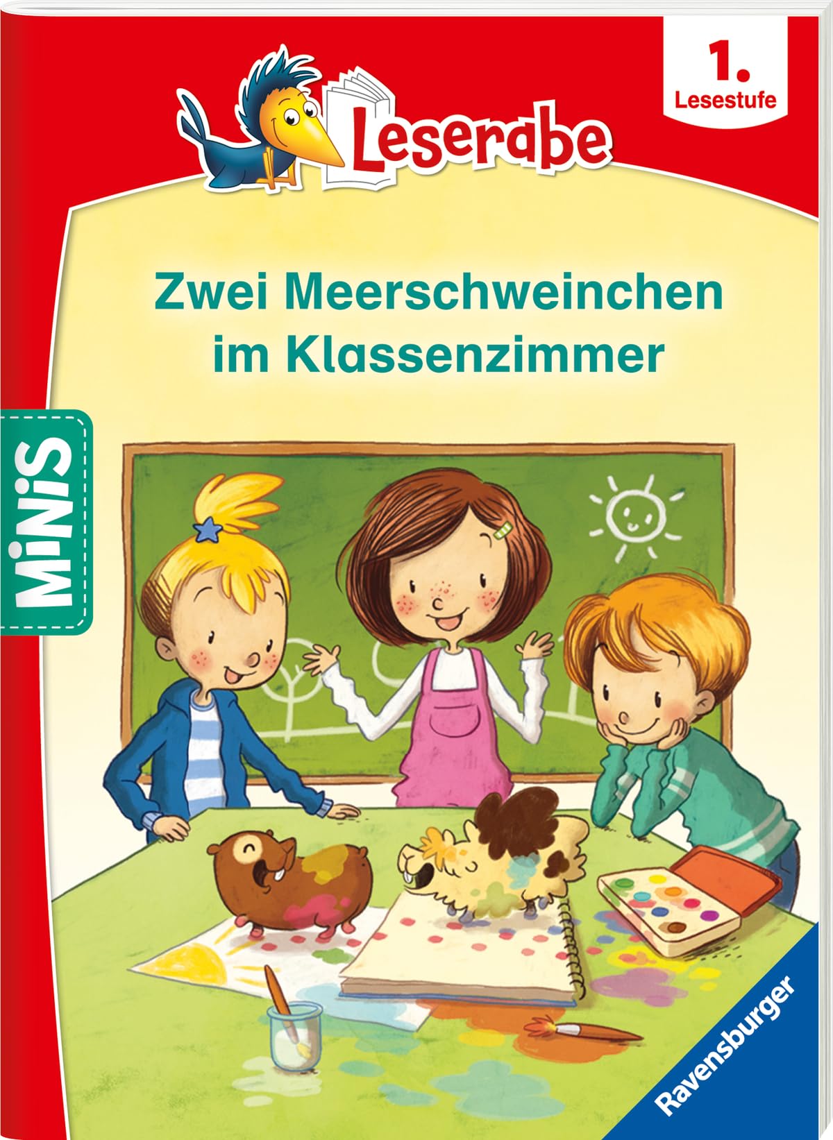 Ravensburger Minis - Leserabe Schulgeschichten, 1. Lesestufe - Zwei Meerschweinchen im Klassenzimmer Non-fiction