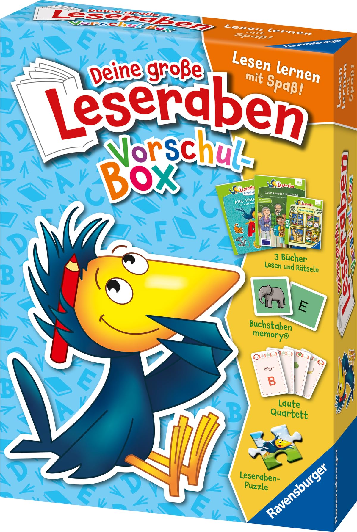 Deine große Leseraben Vorschul-Box - lesen lernen mit Spaß - Erstlesebücher, Spiele, Sticker und vieles mehr (Sonderausgaben) Novels & Short Stories