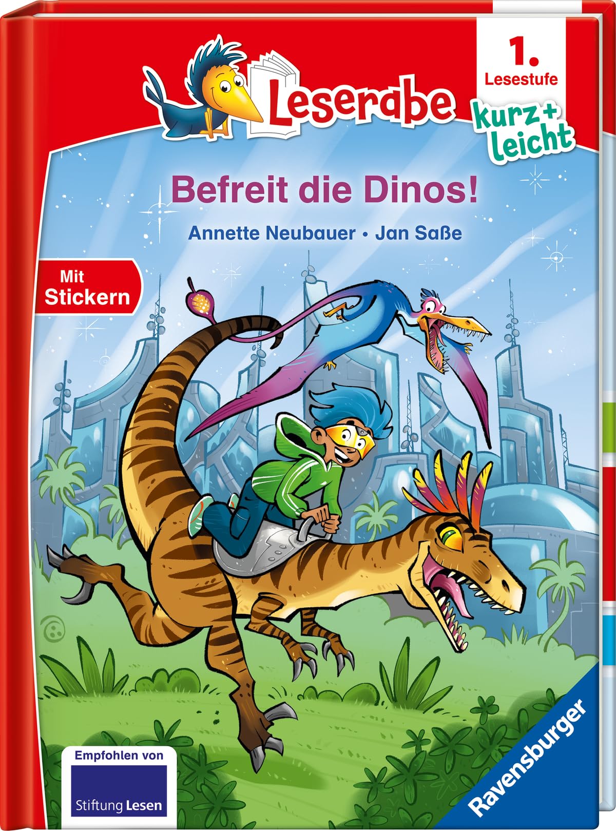 Leserabe 1. Lesestufe Kurz und leicht - Befreit die Dinos! Novels & Short Stories