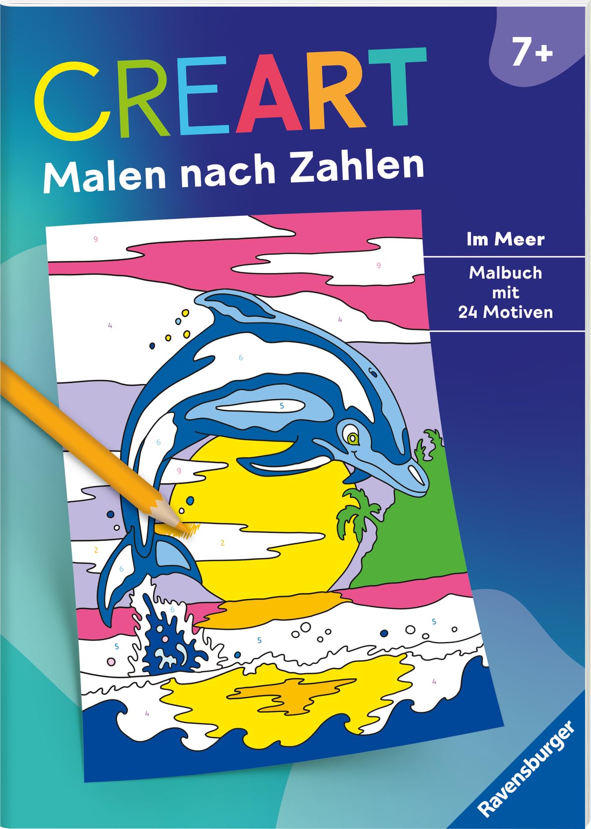 CreArt Malen nach Zahlen ab 7: Im Meer Non-fiction