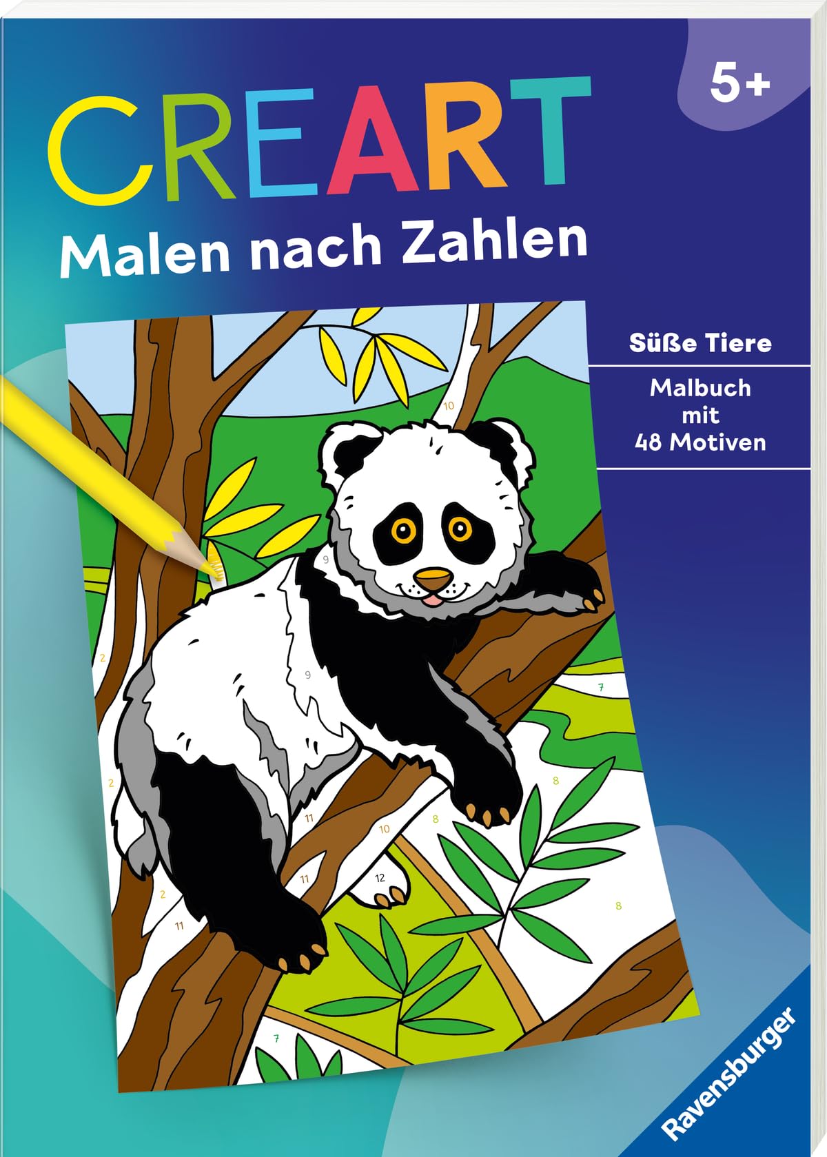 CreArt Malen nach Zahlen ab 5: Süße Tiere Non-fiction