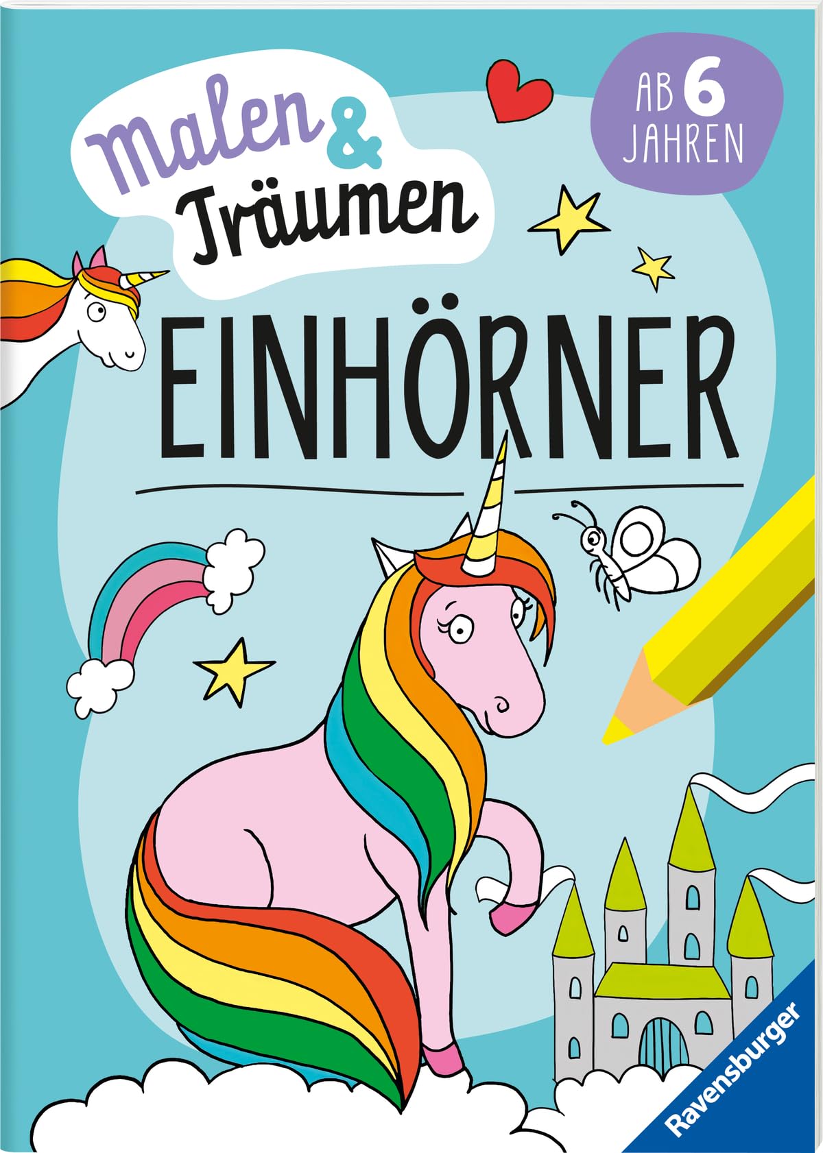 Ravensburger Einhörner - malen und träumen - 24 Ausmalbilder für Kinder ab 6 Jahren - Einhorn-Motive zum Entspannen Parents & Children