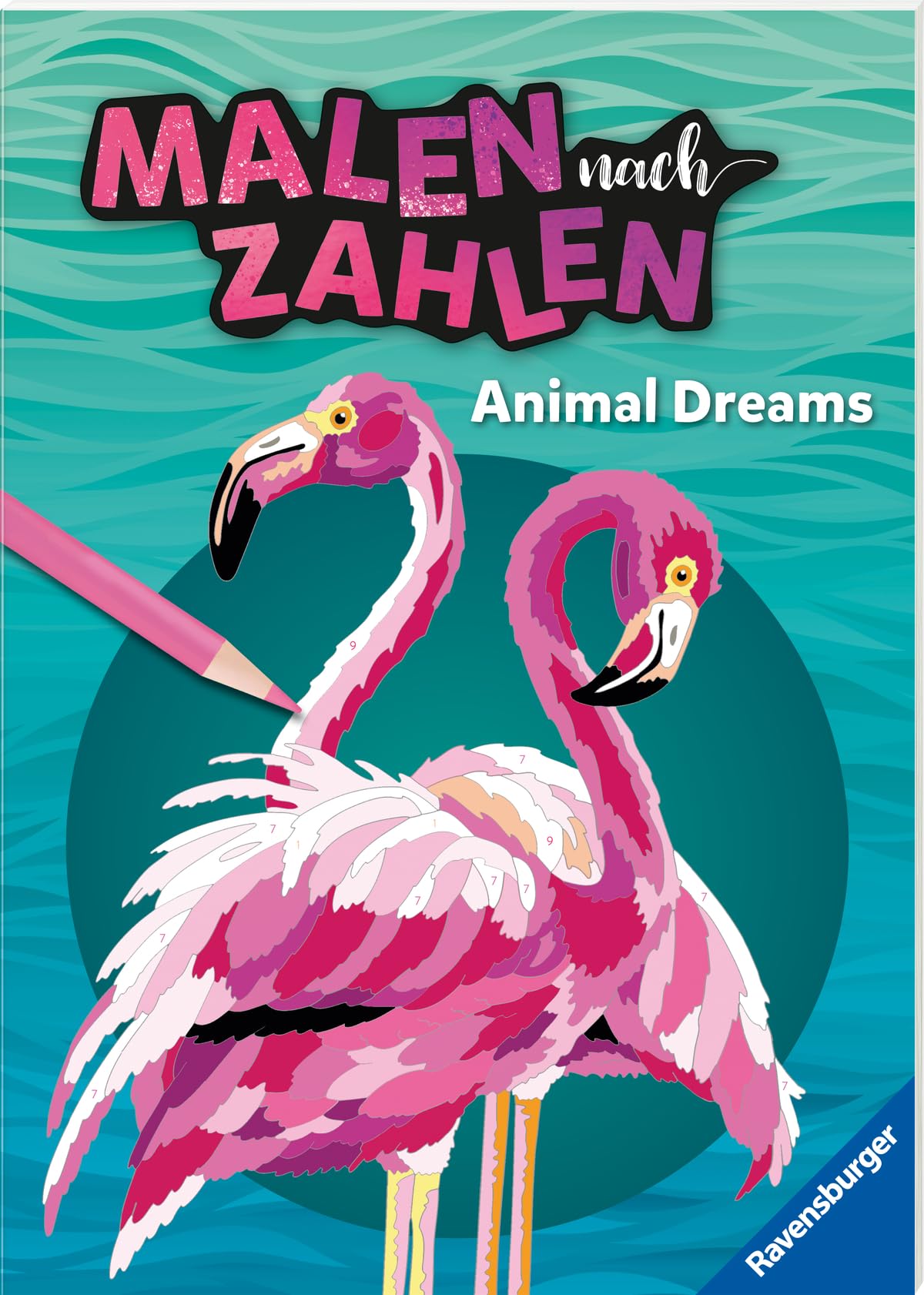 Ravensburger Malen nach Zahlen Animal Dreams - 32 Motive abgestimmt auf Buntstiftsets mit 24 Farben (Stifte nicht enthalten) - Für Fortgeschrittene Non-fiction