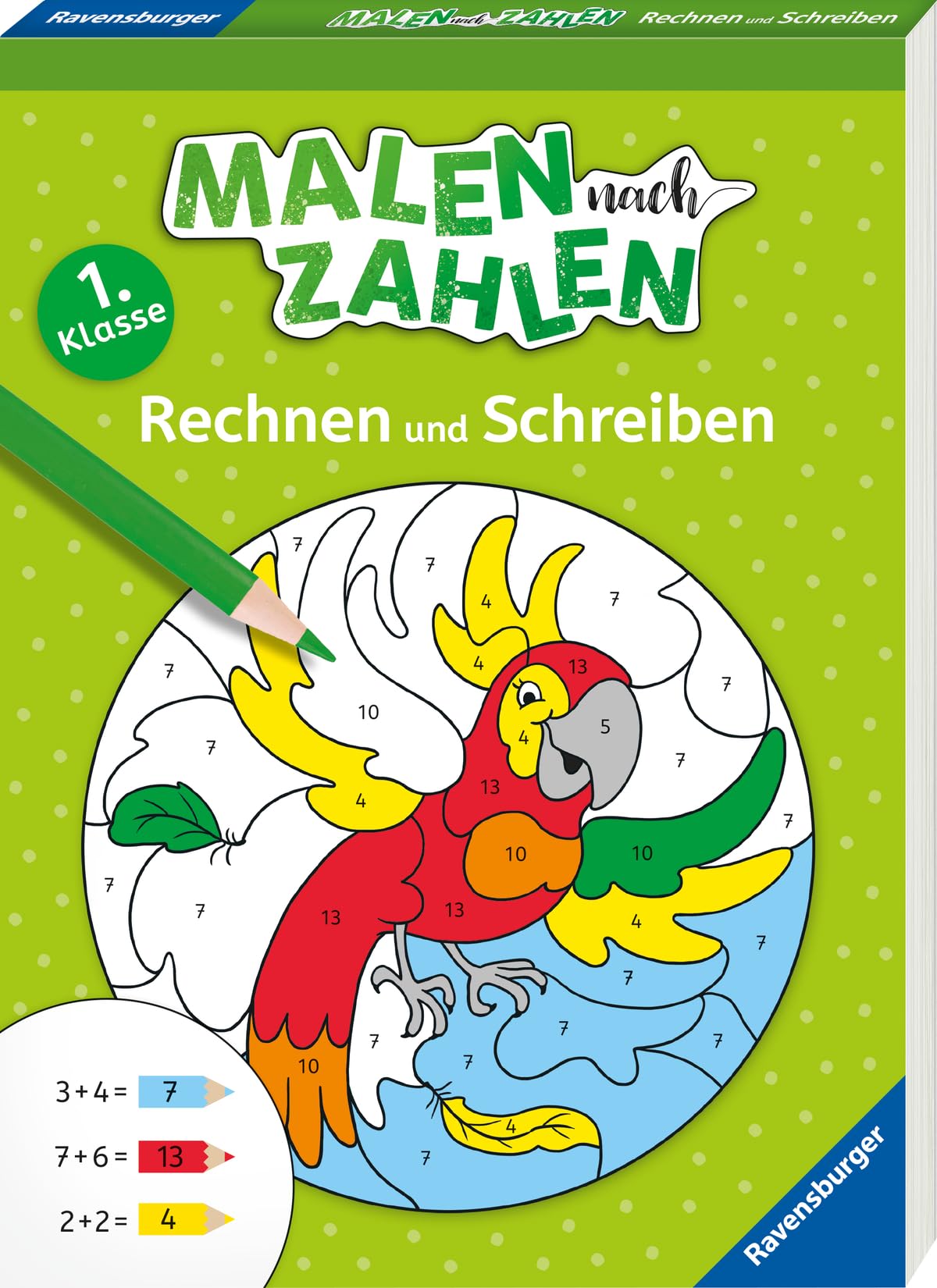 Malen nach Zahlen, 1. Kl.: Rechnen und Schreiben Tiptoi & Games