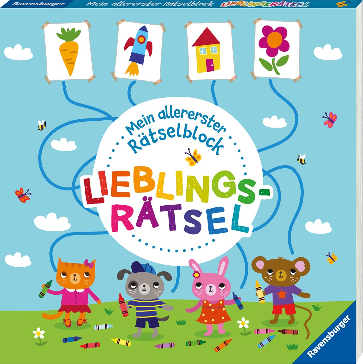 Ravensburger Mein allererster Rätselblock - Lieblingsrätsel - Rätselblock für Kinder ab 3 Jahren Non-fiction