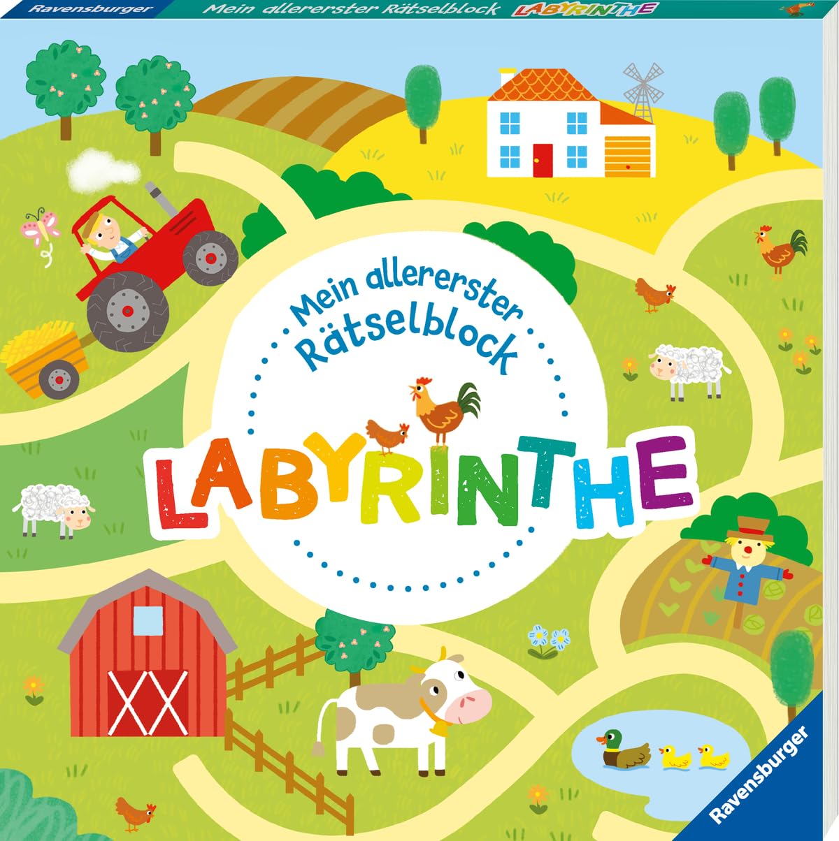 Ravensburger Mein allererster Rätselblock - Labyrinthe - Rätselbuch ab 3 Jahre Non-fiction