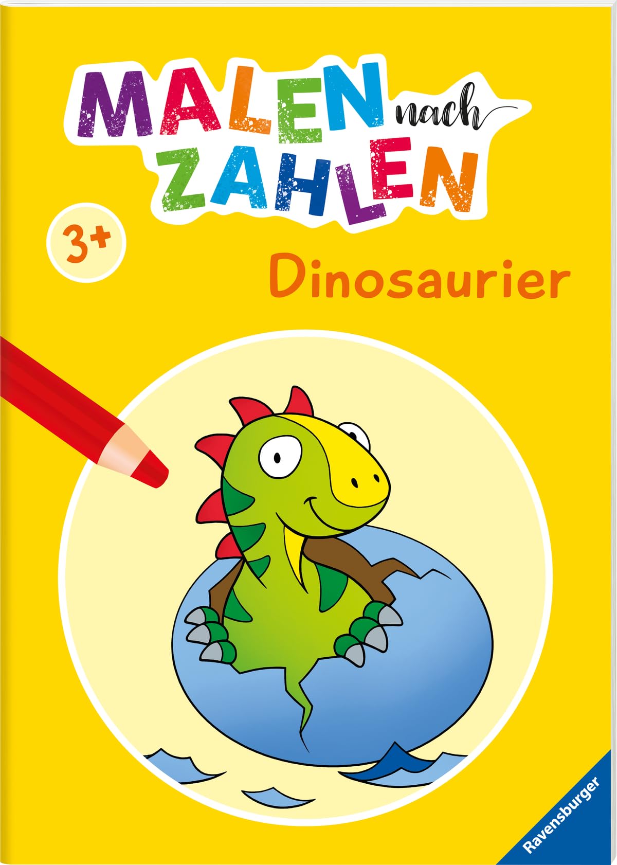 Malen nach Zahlen ab 3 Jahren: Dinosaurier Non-fiction