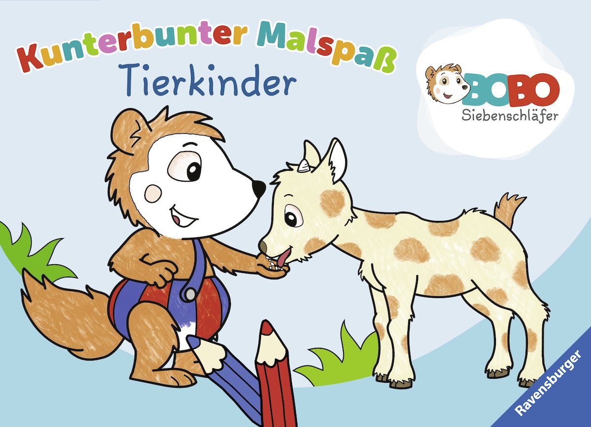 Bobo Siebenschläfer: Kunterbunter Malspaß Tierkinder Non-fiction
