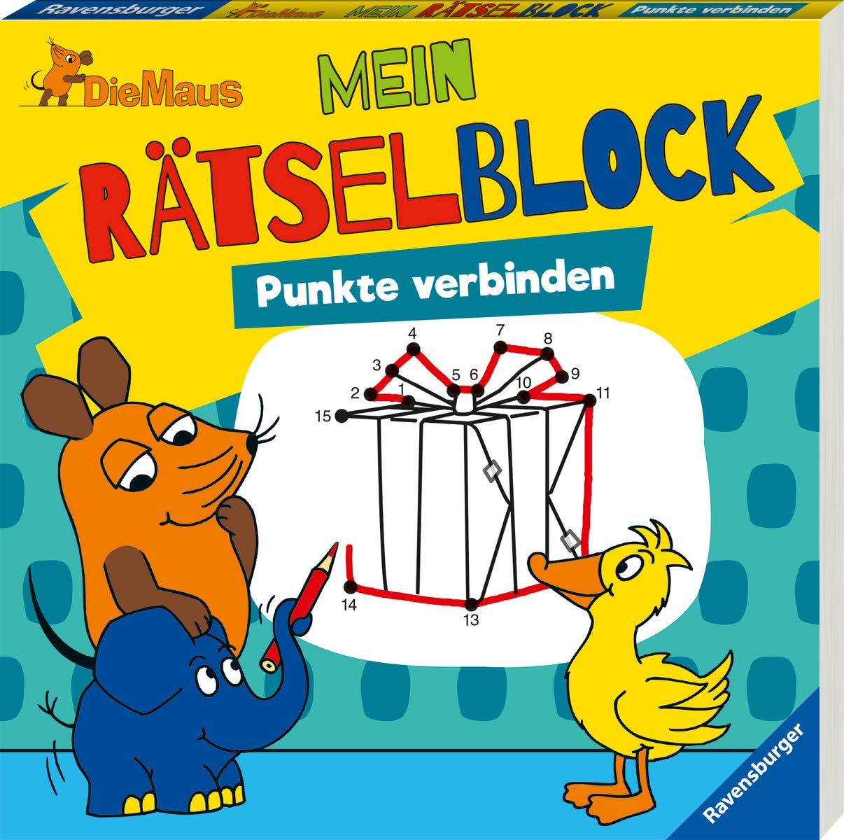 Die Maus Mein Rätselblock Punkte verbinden Tiptoi & Games