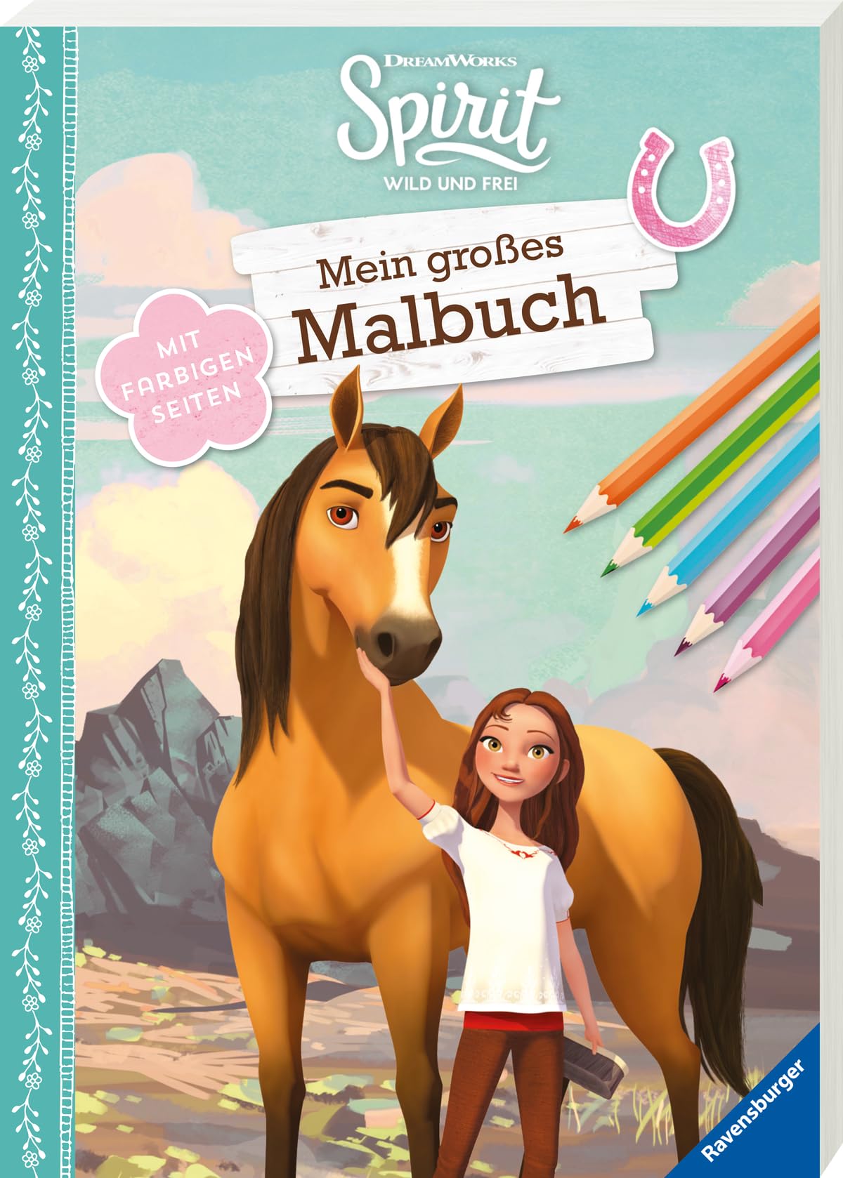 Dreamworks Spirit Wild und Frei: Mein großes Malbuch: Mit farbigen Seiten Tiptoi & Games