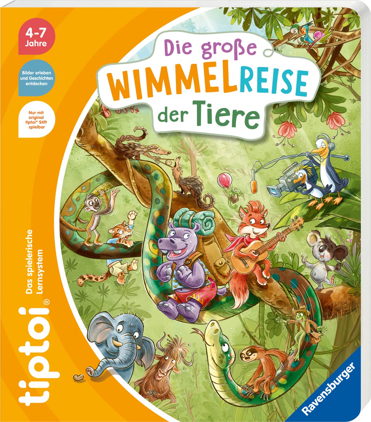 tiptoi® Die große Wimmelreise der Tiere book