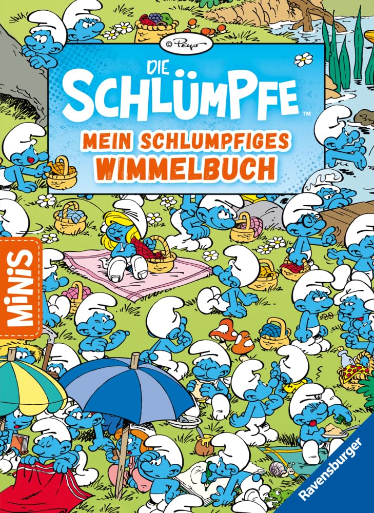 Ravensburger Minis: Die Schlümpfe: Mein schlumpfiges Wimmelbuch Leisure & Fun