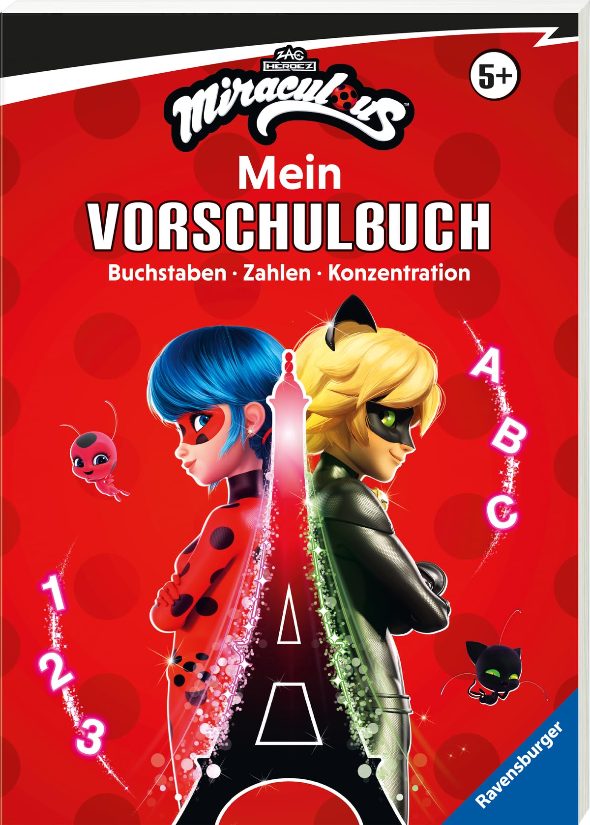 Miraculous: Das große Vorschulbuch - Buchstaben, Zahlen, Konzentration Non-fiction