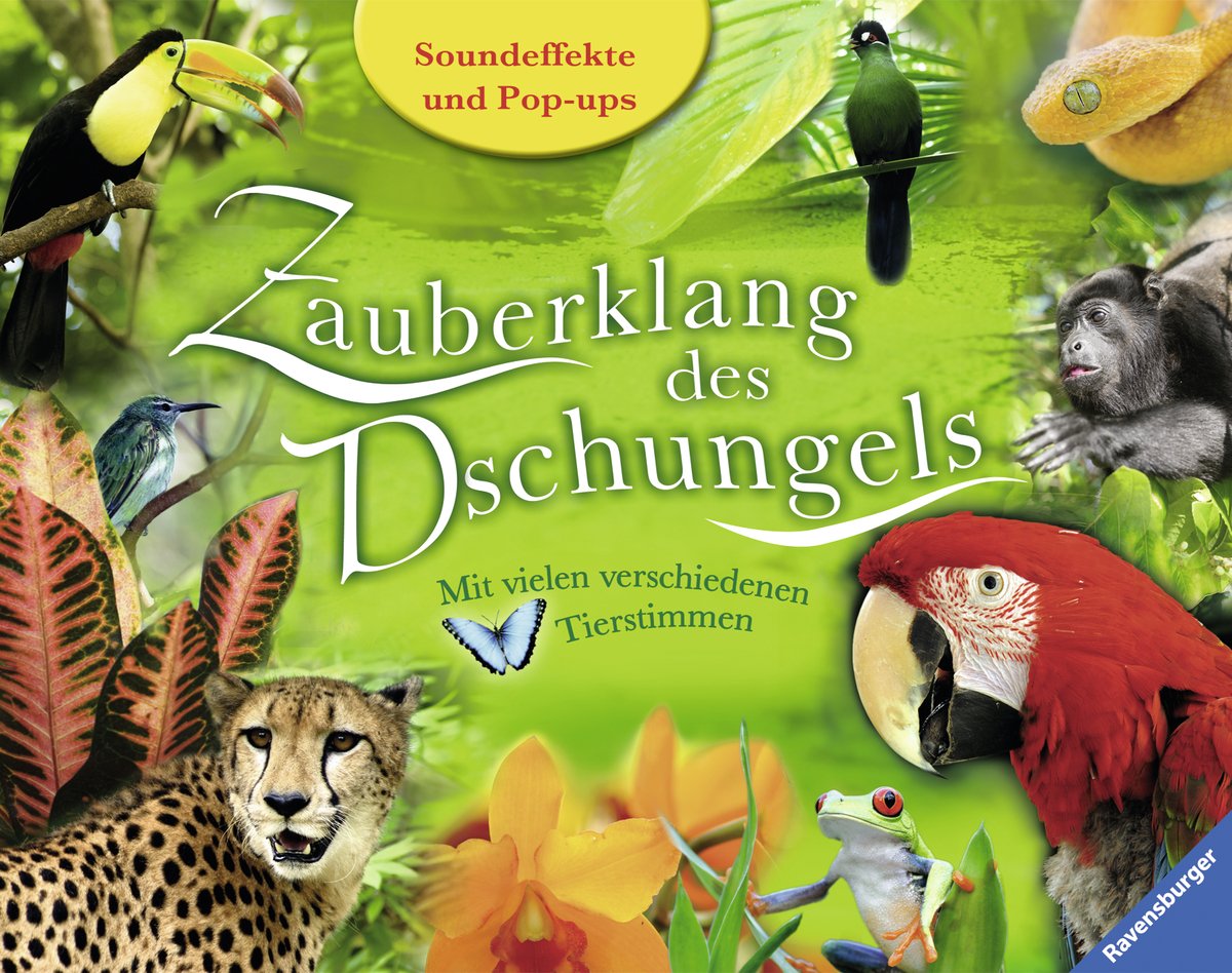 Zauberklang des Dschungels: Mit vielen verschiedenen Tierstimmen. Soundeffekte und Pop-ups Non-fiction