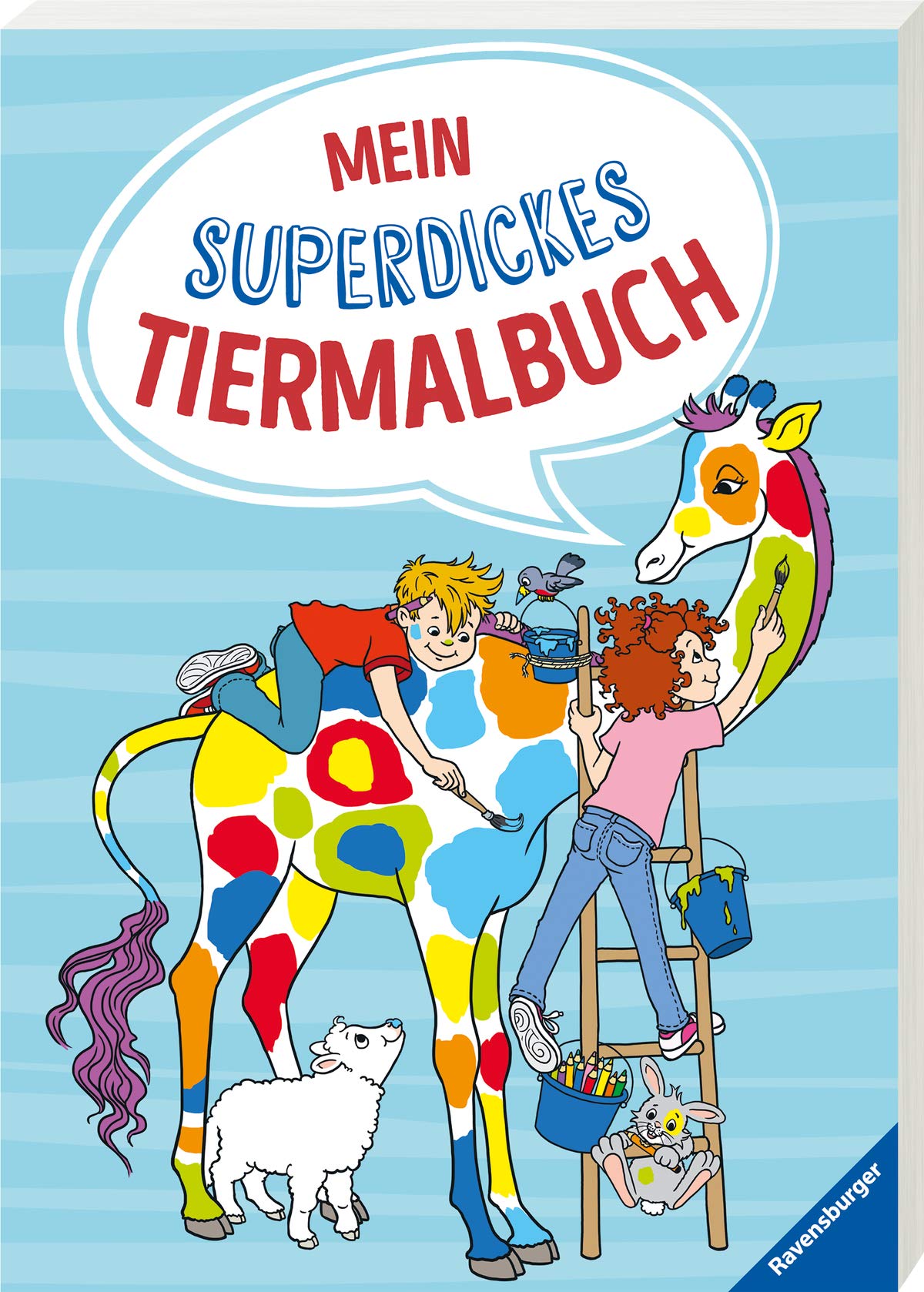 Mein superdickes Tiermalbuch Non-fiction books for kids
