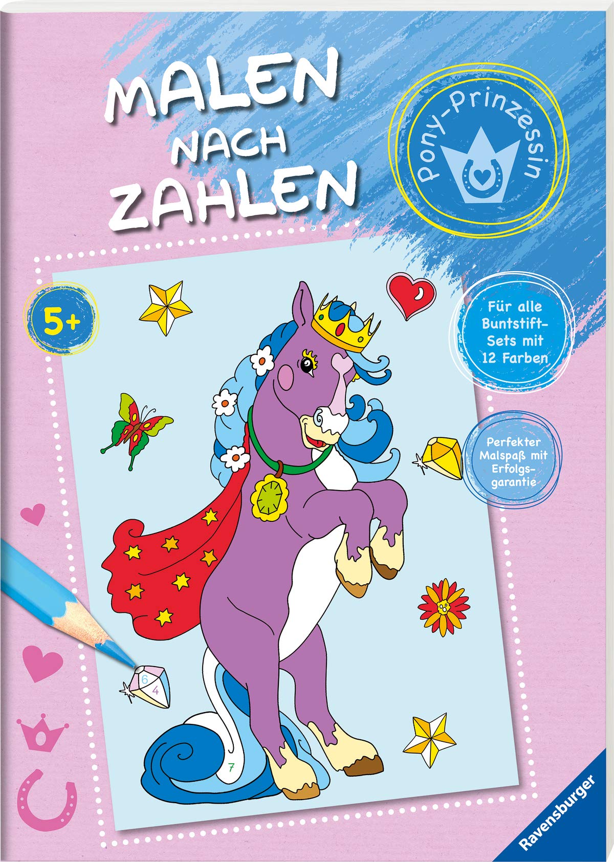 Malen nach Zahlen: Pony-Prinzessin Tiptoi & Games