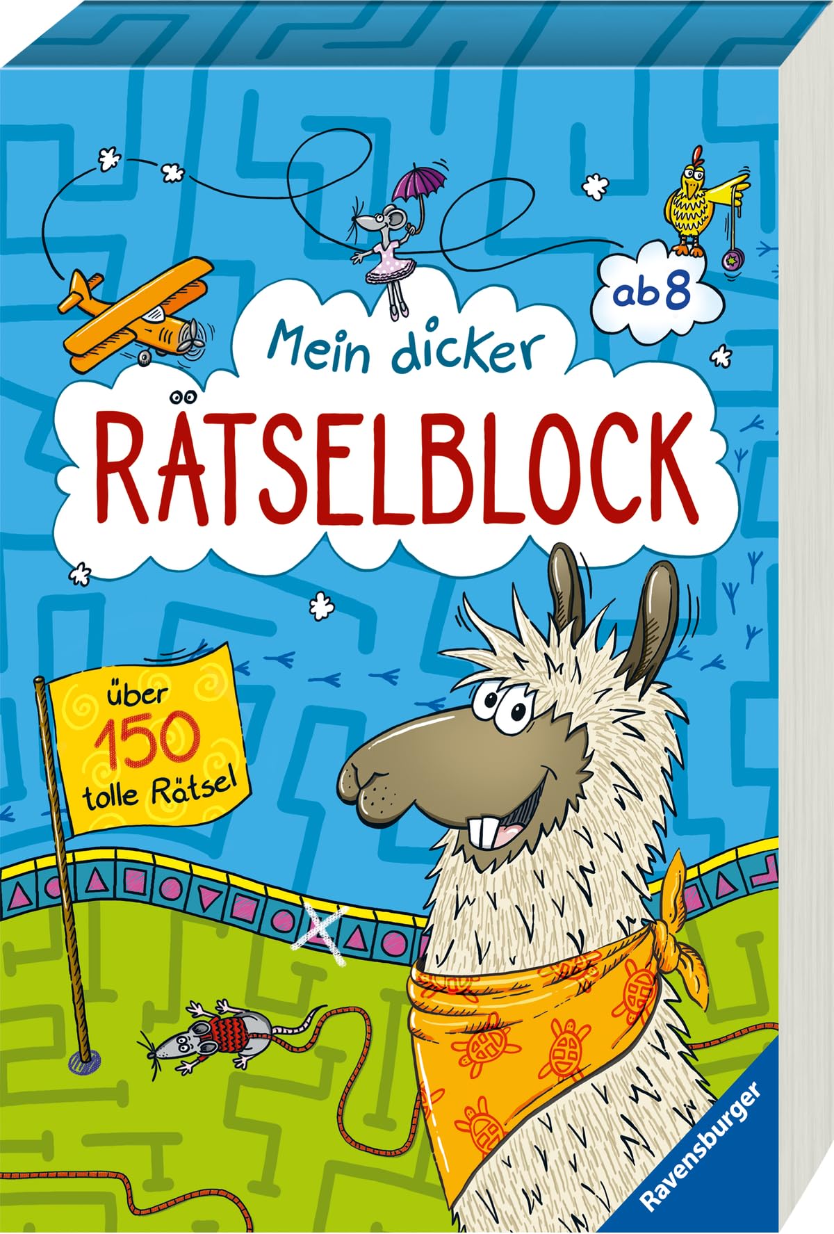 Mein dicker Rätselblock ab 8 Jahren: Über 150 tolle Rätsel Tiptoi & Games
