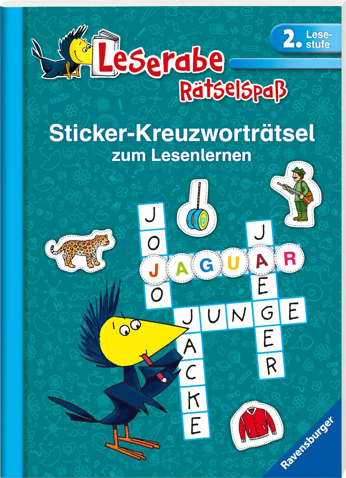 Sticker-Kreuzworträtsel zum Lesenlernen (2. Lesestufe), türkis Tiptoi & Games