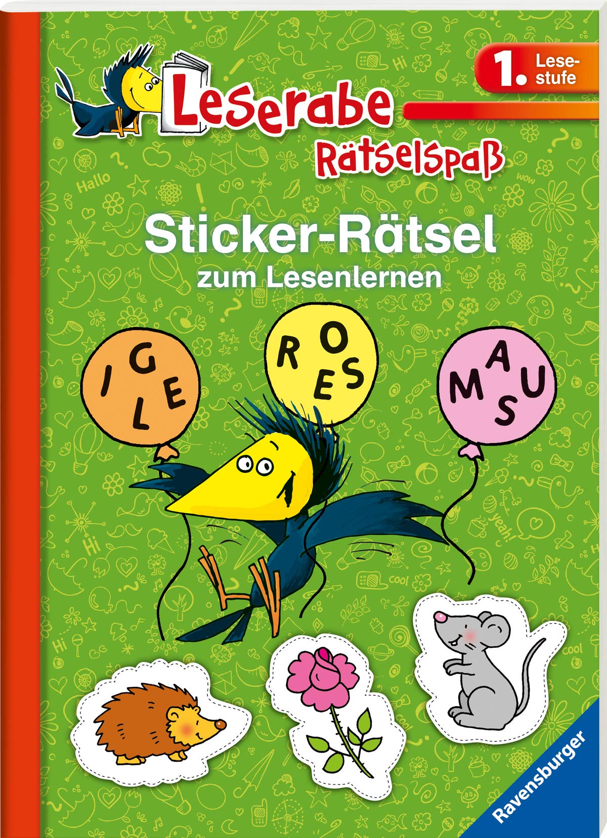 Sticker-Rätsel zum Lesenlernen (1. Lesestufe), grün (Leserabe - Rätselspaß) Tiptoi & Games