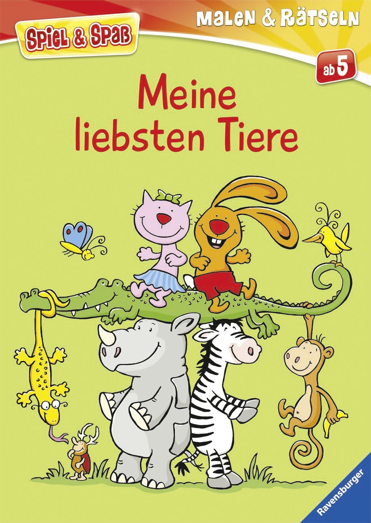 Meine liebsten Tiere (Spiel & Spaß - Malen & Rätseln) Non-fiction