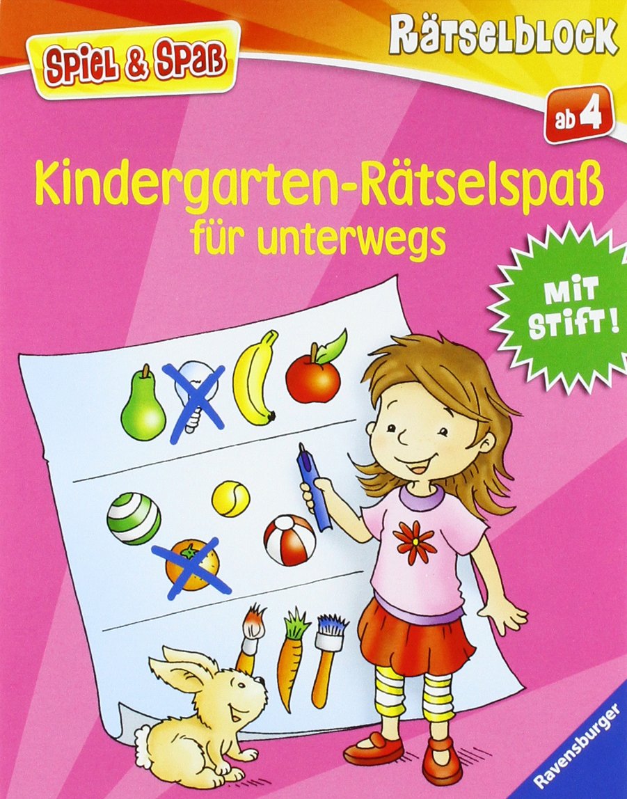 Kindergarten-Rätselspaß für unterwegs (Spiel & Spaß - Rätselblock) Non-fiction