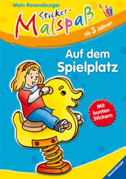 Auf dem Spielplatz (Mein Ravensburger Sticker-Malspaß) Leisure, Home & Garden