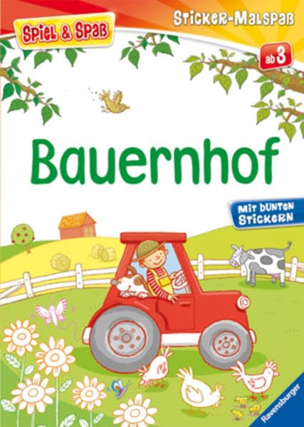 Bauernhof (Spiel & Spaß - Sticker-Malspaß) Non-fiction