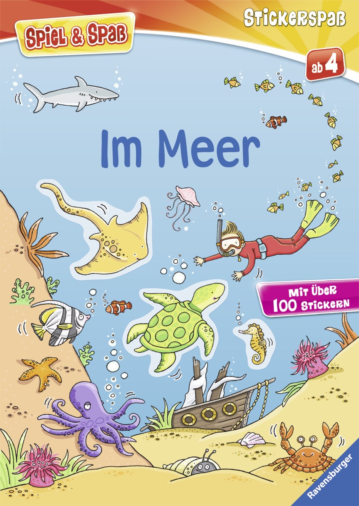 Spiel & Spaß - Stickerspaß: Im Meer Non-fiction
