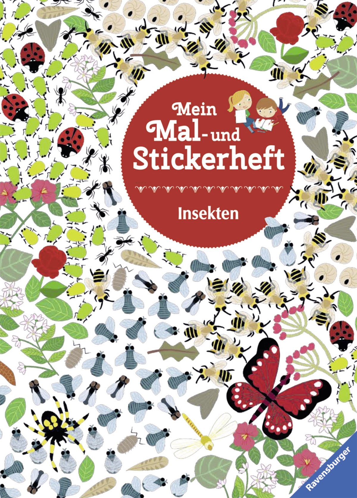 Mein Mal- und Stickerheft: Insekten Non-fiction