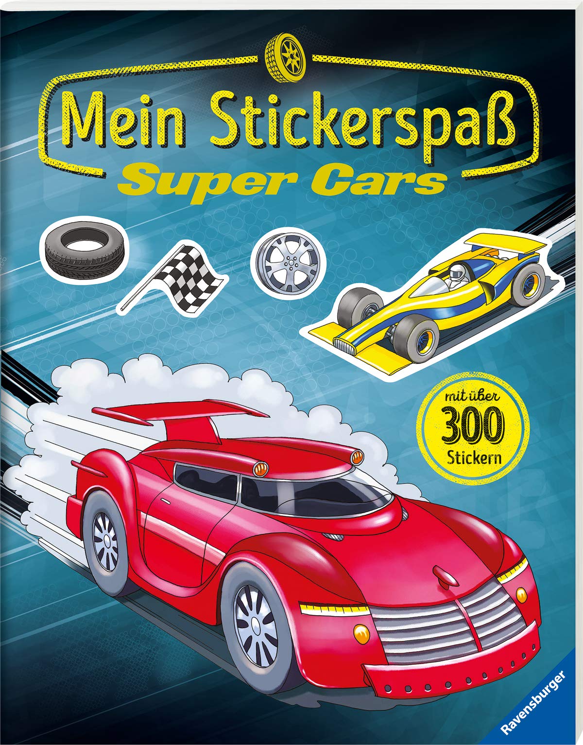 Mein Stickerspaß: Super Cars book
