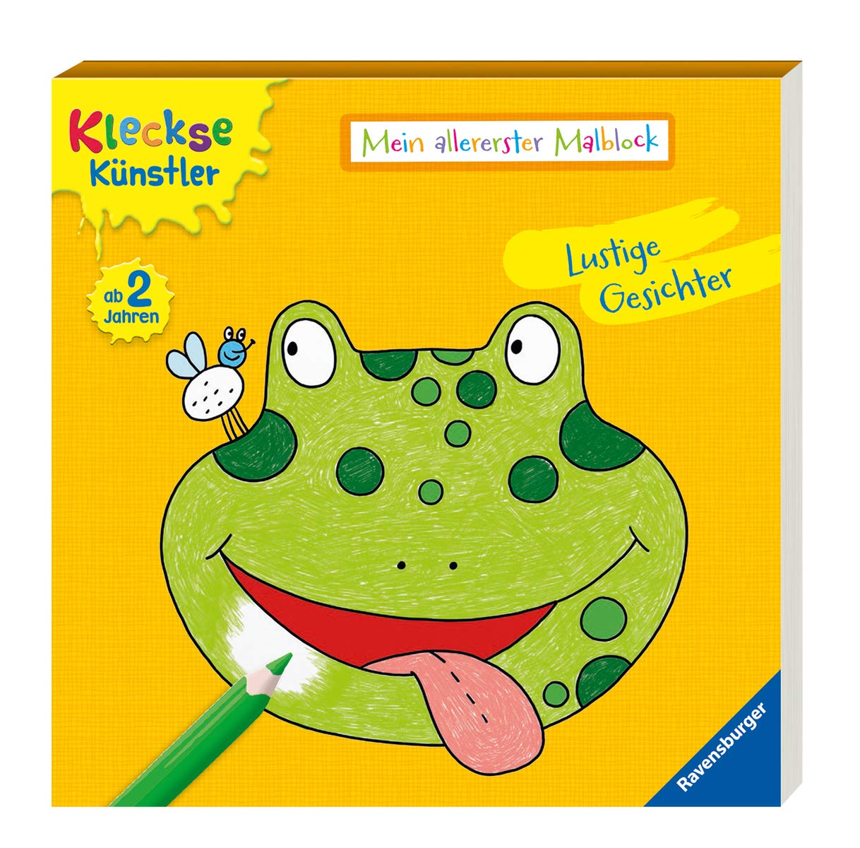 Mein allererster Malblock: Lustige Gesichter book