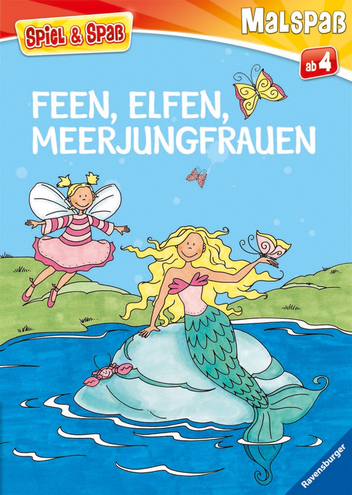 Spiel & Spaß - Malspaß: Feen, Elfen, Meerjungfrauen Non-fiction