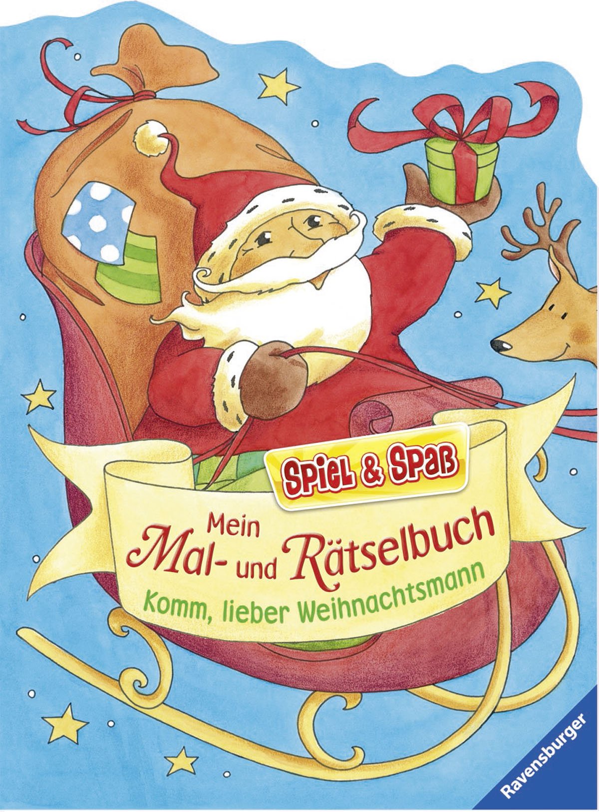 Mein Mal- und Rätselbuch - Komm, lieber Weihnachtsmann Non-fiction