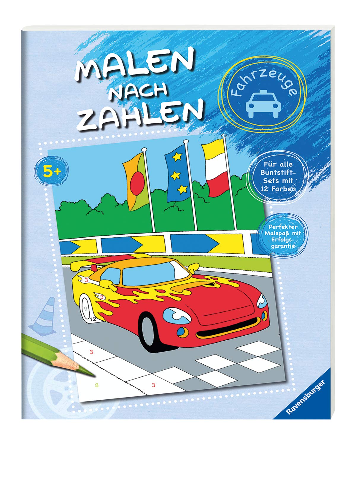 Malen nach Zahlen: Fahrzeuge Tiptoi & Games