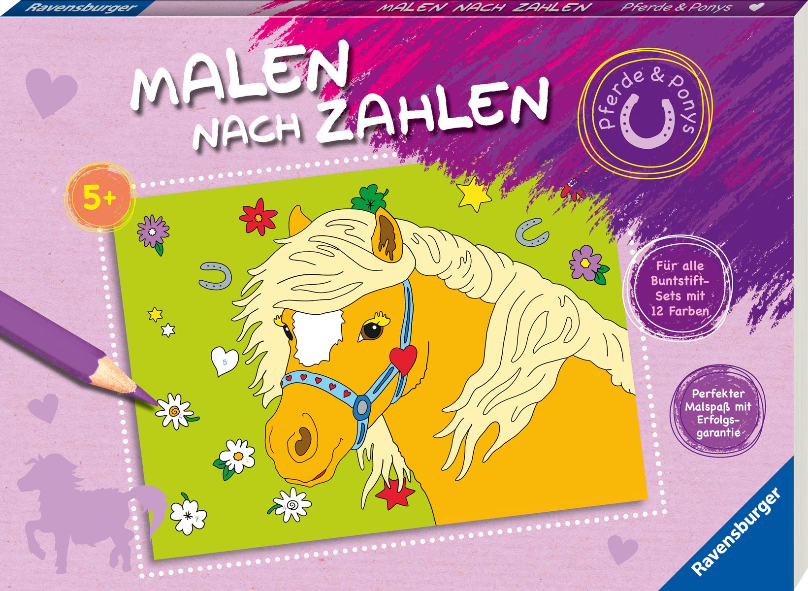 Malen nach Zahlen ab 5 Jahren: Pferde und Ponys Tiptoi & Games
