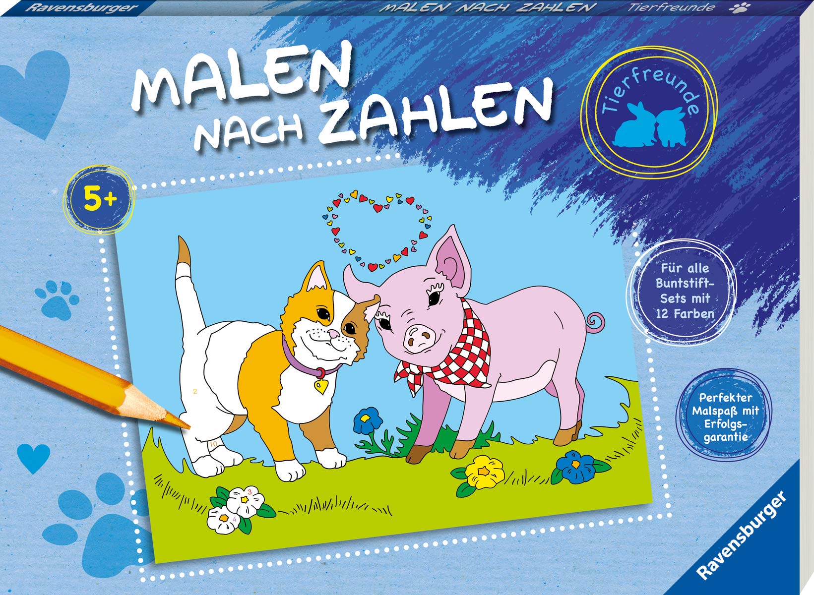 Malen nach Zahlen ab 5 Jahren: Tierfreunde Tiptoi & Games