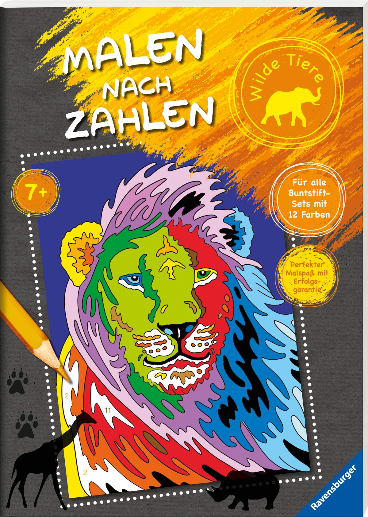 Malen nach Zahlen: Wilde Tiere Non-fiction