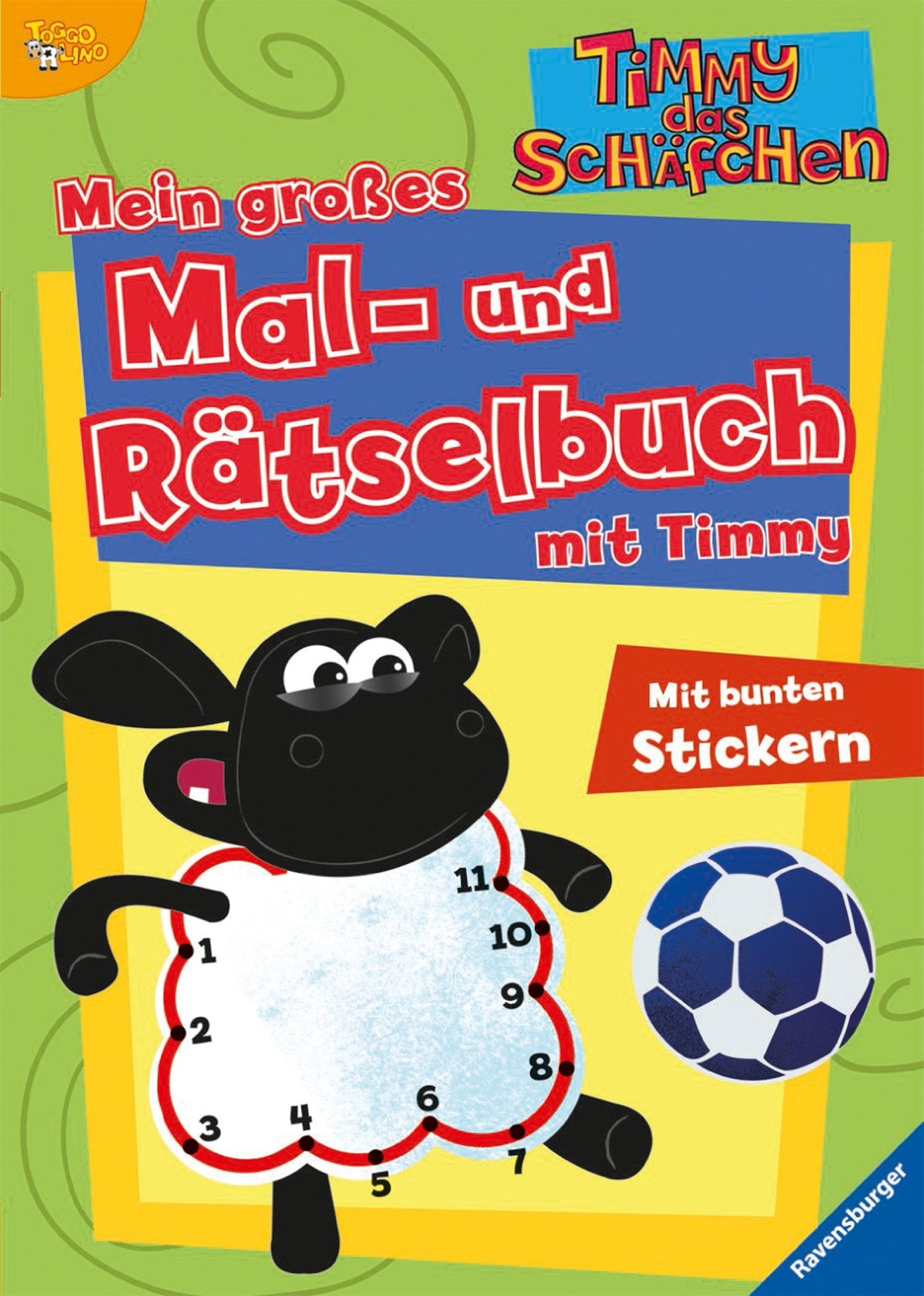 Mein großes Mal- und Rätselbuch mit Timmy (Timmy das Schäfchen) Non-fiction