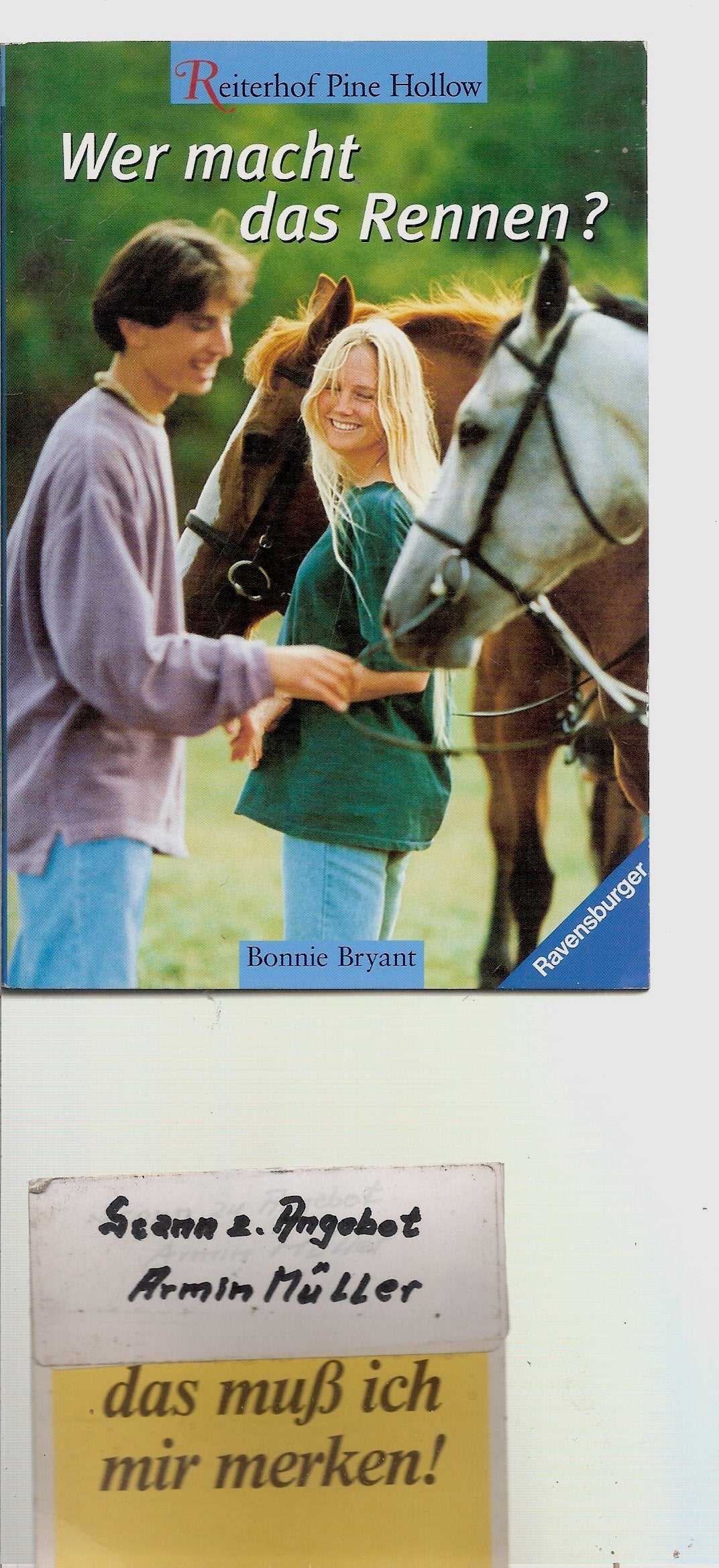 Wer macht das Rennen? (Reiterhof Pine Hollow, Band 4) Books
