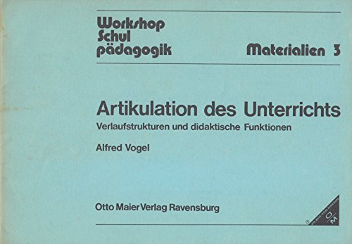 Artikulation des Unterrichts Books