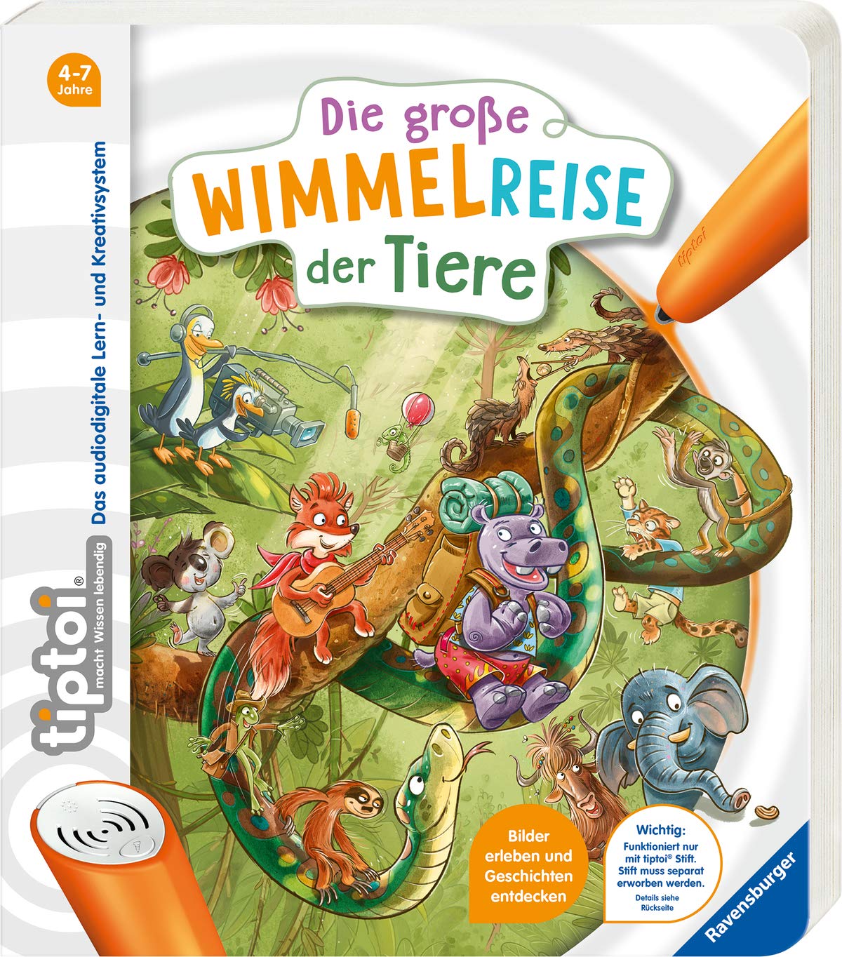 tiptoi® Die große Wimmelreise der Tiere book