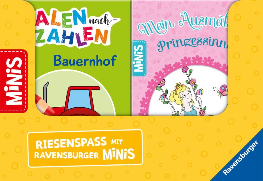 Verkaufs-Kassette "Ravensburger Minis 9 - Mein bunter Ausmalspaß" Children's books