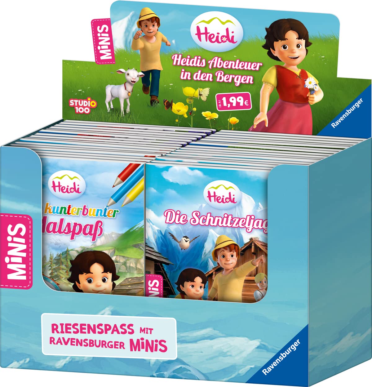 Verkaufs-Kassette "Ravensburger Minis 14 - Heidis Abenteuer in den Bergen" Children's books