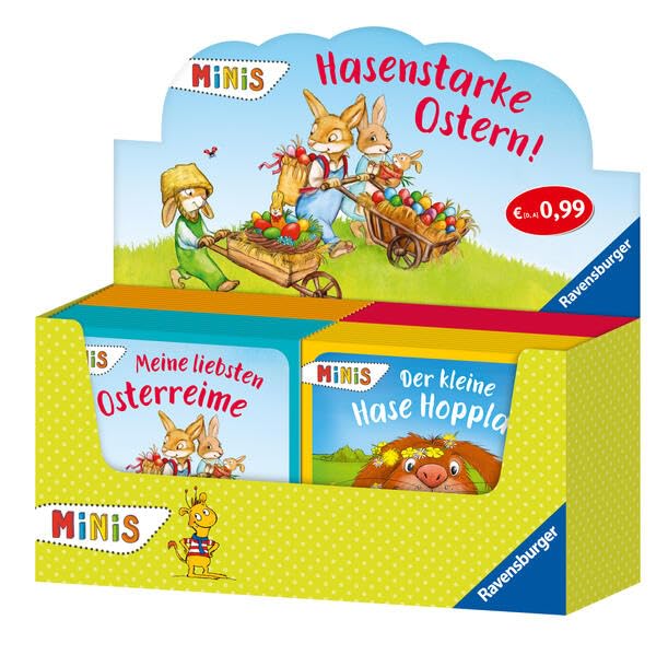 Verkaufs-Kassette "Ravensburger Minis 120 - Hasenstarke Ostern!" book